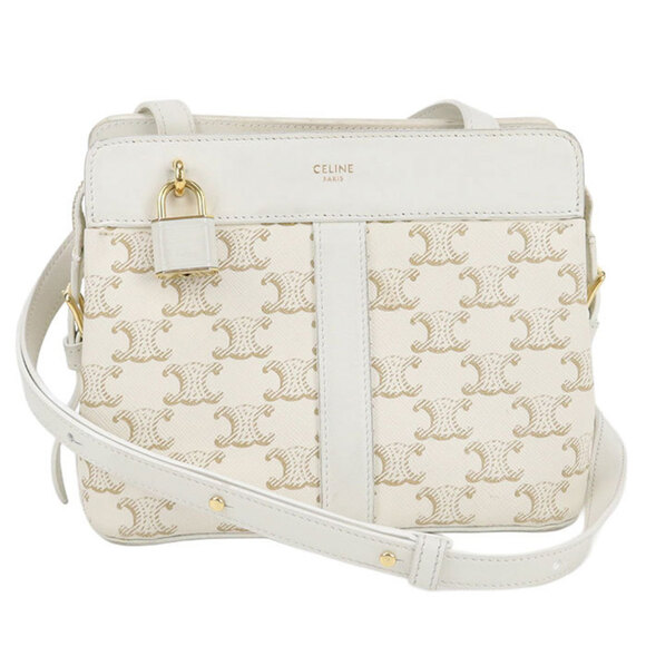 CELINE White Shoulder Bag - Picture 1 of 9